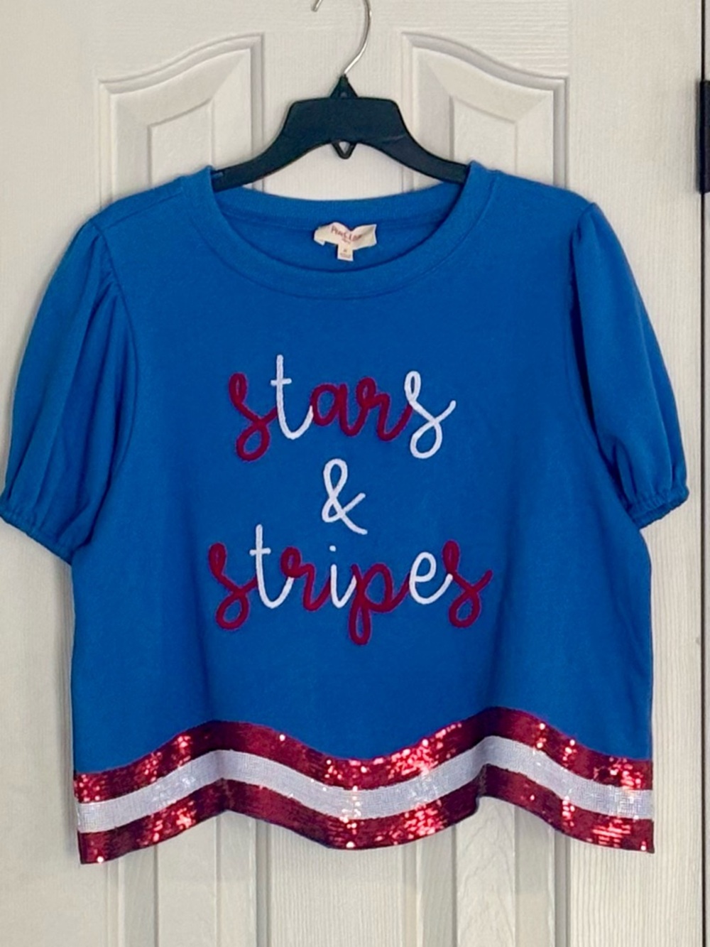 PEACH LOVE CALIFORNIA: Stars & Strips top